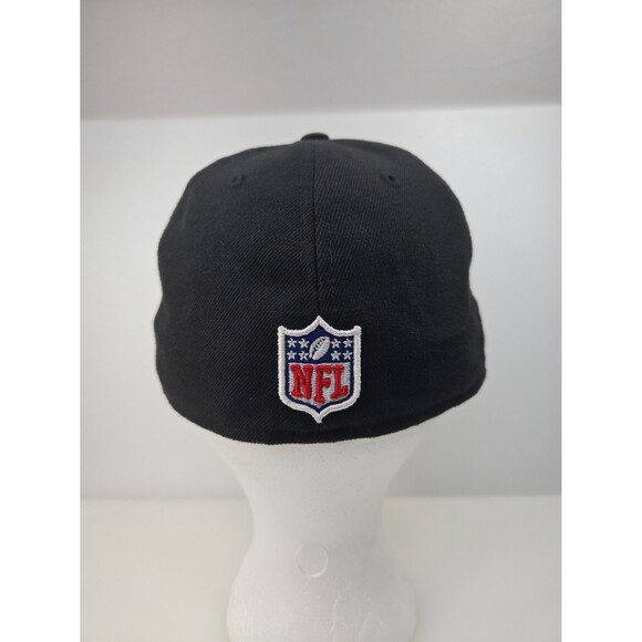 New Era Pittsburgh Steelers 59FIFTY Fitted Black Ball Cap Hat Size 7 NFL - Picture 5 of 12